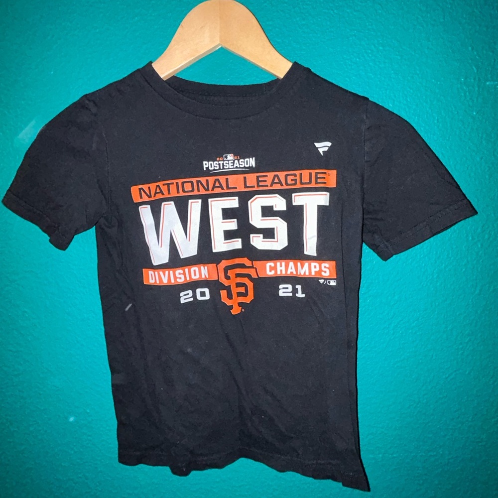 MLB San Francisco National League, division champs kids size small